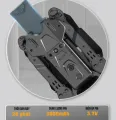 High-end drone flycam P15 pro dual camera 4k full HD, Wifi connection from phone transmits from a distance of 500m, anti-collision sensor. 