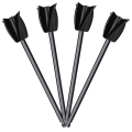 4Pcs Epoxy Mixing Stick Paint Stirring Rod Putty Cement Paint Mixer Attachment with Drill Chuck for Oil Paint. 