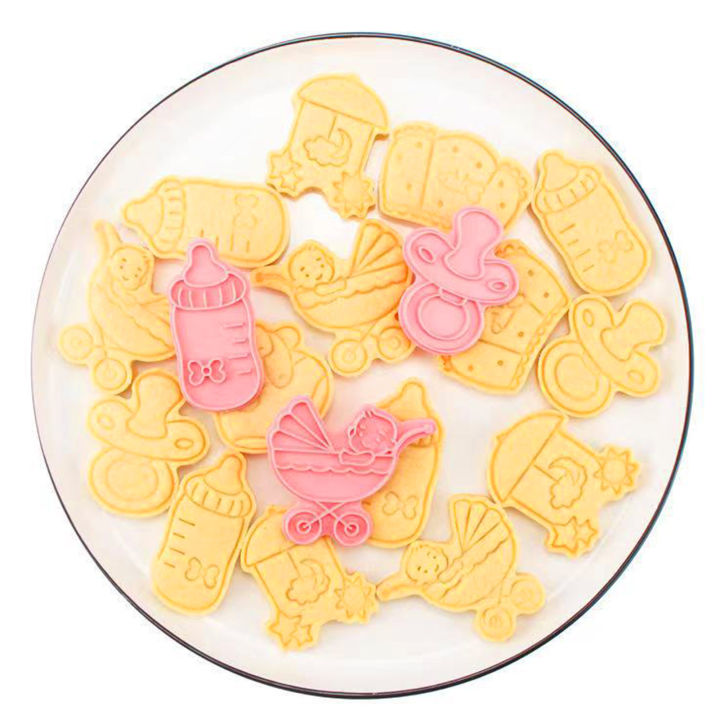 6Pcs/Set%20Cookie%20Cutters%20Infant%20Series%20Pattern%20Multi-Function%20Plastic%203D%20Donuts%20Baking%20Mold%20Kitchen%20Accessories%20-%20Image%204