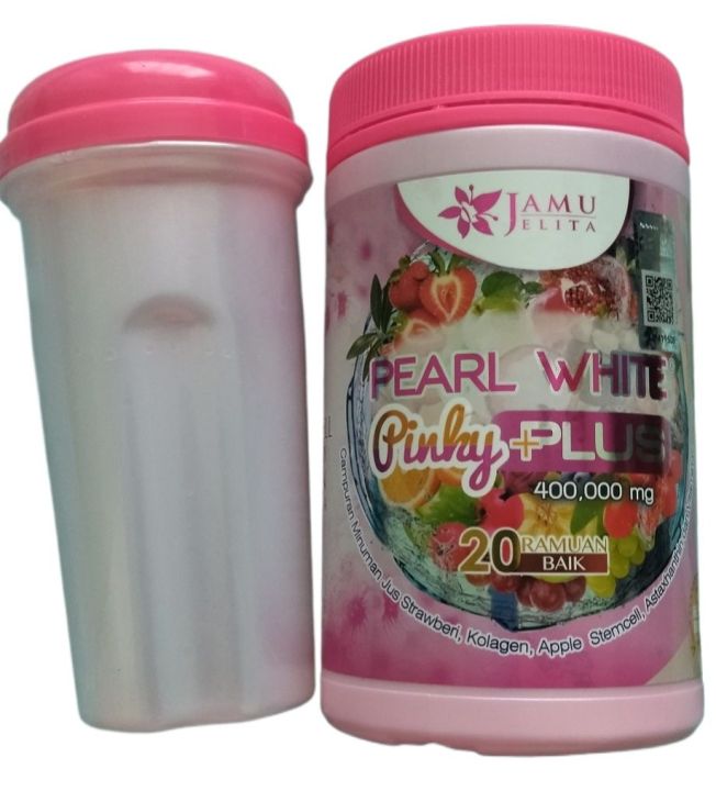 Drinking Pearl White Pinky Plus ppwp Jamu Jelita Woman Whitening ...