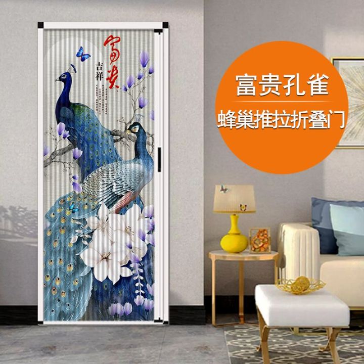 Honeycomb%20Curtain%20Folding%20Door%20Invisible%20Sliding%20Door%20Punch-Free%20Bedroom%20Bathroom%20Kitchen%20Bathroom%20Bookcase%20Bookshelf%20Partition%20Door%20-%20Image%204