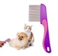 Metal Fine Tooth Nit Comb with Long Handle Professional Head Lice Comb for Detection and Nit Removal Tool for Kids, Adults, and Pets. 