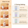 Automatic Baby Milk Bottle Shaker Portable Electric Feeding Bottle Shake Machine Milk Powder Blender Mixer 3 Levels Timing(1min/ 2min/6min) Built-in Battery. 