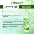 Oregamo Bed Bug killer Spray | Ready to Use Natural Insect Repellent Made with Plants Oils | Pleasant Fragrance | Instant Action & Long Lasting Protection | Baby-Safe Pet-Safe (100 ml, Pack of 1) (FROM INDIA)NUZ. 