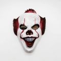 ghost mask Scary Movie Hard Plastic Mask Wig Party Costume Clown Mask The Dark Knight Cosplay Horror Joker Mask Prop HalloweenParty Games Crafts. 