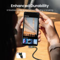 Ugreen nylon USB C cable 90 degree fast charger type C cable for Xiaomi Redmi Note 9sredmi Note 9s convenient for gaming PUBG cable for Xiaomi A1/a2mi 6/ Mi 8/Pocophone F1/Redmi note 7/Huawei Nova 3/p9/Samsung Note 9/S8 USB-C cord. 