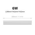 T5 LED Tube 30CM 220V 110V LED Lamp Bulb 6W LED Fluorescent Tube For Indoor Kitchen lighting 2835 SMD LED Light tubo. 