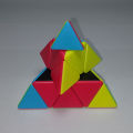 Professional Pro Pyramid Speed Cube Rubik Cube Sticker Less 3×3x3 Triangle Cube Puzzle Fidget Toy. 
