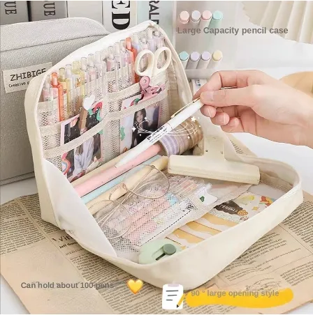 Multilayers%20Grids%20Stationery%20Storage%20Cases%20Layered%20Classified%20Cosmetic%20Bag%2090%20%C2%B0%20Wide%20Opening%20Pen%20Bag%20Kawaii%20Students%20School%20Supply%20Large%20Capacity%20Zipper%20Pencil%20Pouch%201Pcs%20-%20Image%203