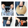 Wrap Stroller Luggage Handle Wrap Leather Shoulder Strap Pad Cover Suitcase Grip Protective Luggage Bag Handle. 