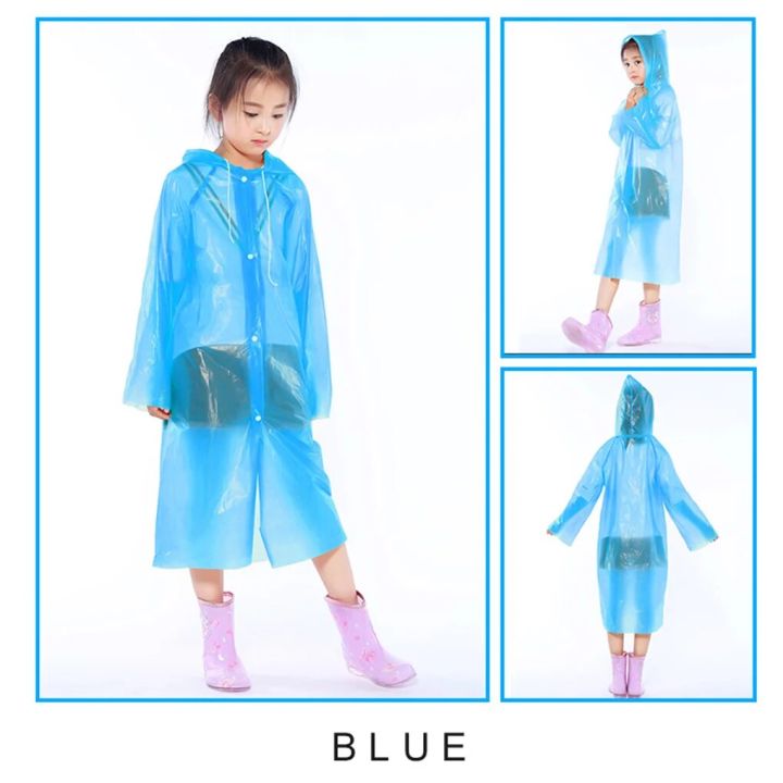 Children%20Disposable%20Raincoat%20Hooded%20Kids%20Poncho%20Button%20PEVA%20Portable%20Outdoor%20Rainwear%20Blue%20-%20Image%204