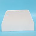 19 cm x 12.5cm Flat White Plastic Cake Decorator Dough Pastry Scraper Tool. 