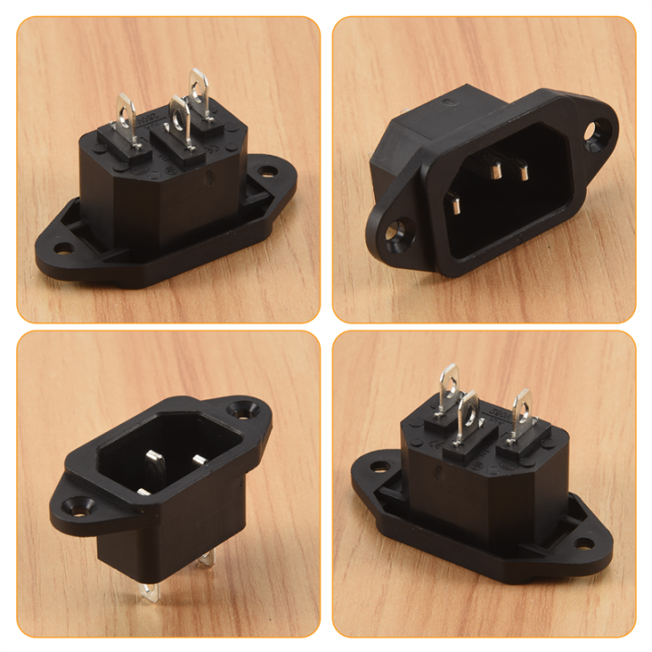 IEC%20320%20C14%20Male%20Plug%203%20Pins%20PCB%20Panel%20Inlet%20Socket%20Connector%20-%20Image%206