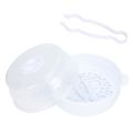 Baby Bottle Sterilizer Box Microwave Portable Tableware Holder Baby Milk Bottle Breastfeeding Supplies Storage. 