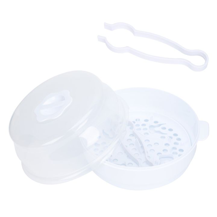 Baby Bottle Sterilizer Box Microwave Portable Tableware Holder Baby Milk Bottle Breastfeeding Supplies Storage