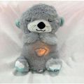 Breathing Teddy Bear Breathing Otter with Soft Music. 