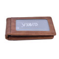 RFID Men's Leather Slim Bifold Money Clip Wallet Front Pocket Credit Card Holder JINBING. 