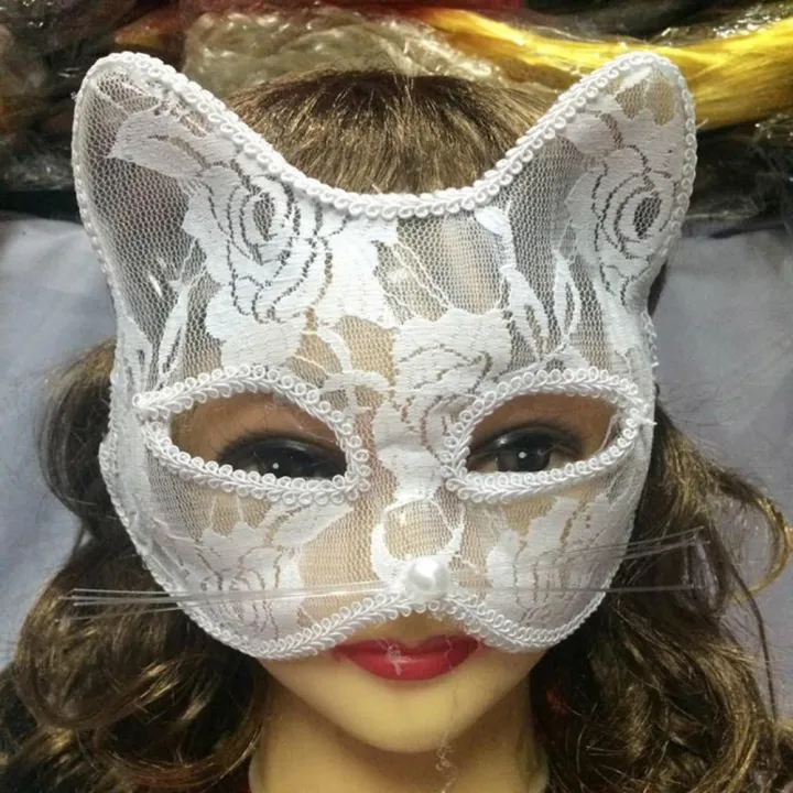 Lace%20Eye%20Mask%20Halloween%20Cosplay%20Fox%20Mask%20Women%20Girl%20Half%20Face%20Party%20Masquerade%20Birthday%20Wedding%20Animal%20Cat%20Masks%20-%20Image%203