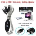 USB TO Midi Cable For Music Midi Keyboards. 