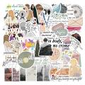50PCS Singer Taylor Swift Stickers PVC Waterproof Different Decals For DIY Stationery Scrapbooking Guitar Laptop PS4 Skateboard Stickers for Girls Boys Gifts. 