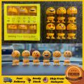 6pcs/Set Big 8 cm Emoji Car Shaking Head Doll Emoticon Pack Spring Doll Car Interior Smiley Face Springs Dancing Toys. 