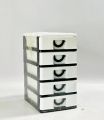 Mini Small Drawer 5 Layers In 1 Set Plastic Storage Boxes for Medicine, Stationery Items, Cosmetics, Money, Jewelry & Other Small Items for Storing Purpose. 