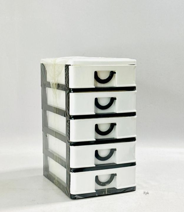 Mini Small Drawer 5 Layers In 1 Set Plastic Storage Boxes for Medicine, Stationery Items, Cosmetics, Money, Jewelry & Other Small Items for Storing Purpose