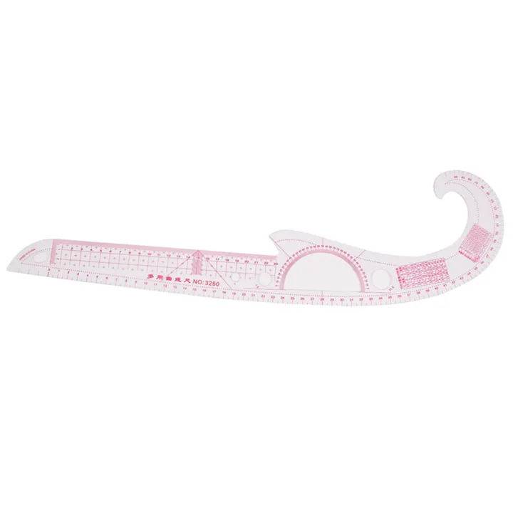 5Pcs/set Styling Ruler French Curve Set Cutting Ruler Yardstick Sleeve ...