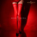 Silicone Stap Up Thigh High Stockings Barrel Silk Socks High Barrel Peacock Edge Oil Shining Pantyhose 8370. 