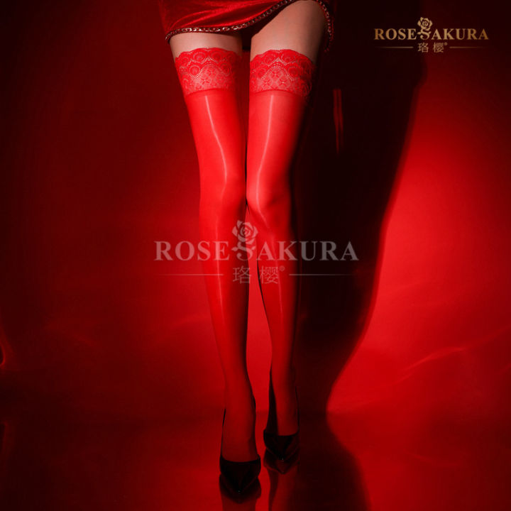 Silicone%20Stap%20Up%20Thigh%20High%20Stockings%20Barrel%20Silk%20Socks%20High%20Barrel%20Peacock%20Edge%20Oil%20Shining%20Pantyhose%208370%20-%20Image%205