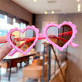 Plastic Cartoon Heart Sunglasses Shades UV400 Children Sunglasses Baby Sunglasses for Kids Party accessories Outdoor activities Beachwear Summer Kids . 
