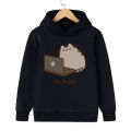 Sweatshirts Manga Cartoon Pusheen Cat Hoodie Funny Children Cat Clothes Kid Girl Boy Manga Sweatshirt Hoody Baby Casual Top. 