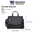 MENSPE Men's Shoulder Bag Cross Body Bag Casual Handbag Men Fashion Shoulder Bag Oxford Fabric Splicing Design Large Capacity Waterproof Casual Sport Street Bag for Travel Outdoor. 