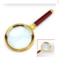 Magnifier 80 mm 10x Magnifying Glass 80mm Diameter Reading Magnifier, Metal Frame Magnifying Lens for Reading Newspaper, Insects, Map, Crossword Puzzle,.... 