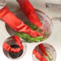 Latex Dishwashing Gloves Extra Long Thick Nonslip Wearresistant Kitchen Housework Cleaning Car Washing Clothes Rubber Gloves. 