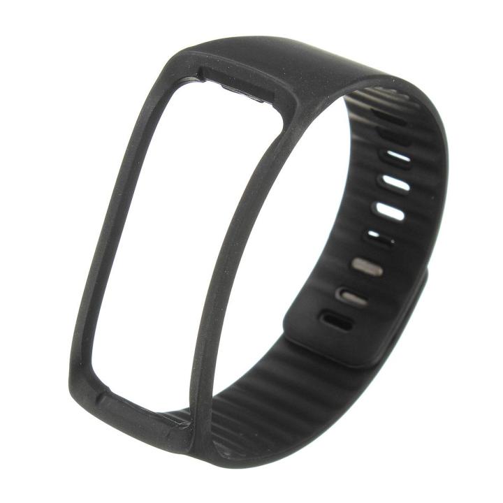 Replacement Band Wrist Strap+Clasp For Samsung Galaxy Gear Fit SM-R350 Bracelet[Black] - Black