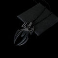 Kpop Stainless Steel Spider Pendants Chain Necklaces for Mens Silver Color Gold Color Pearl String Gothic Punk Halloween Jewelry. 