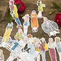 20/40pieces Aesthetic Stickers Aesthetic Girl Stickers for Decorations Decals Books Laptop Scrapbook Journal Kids Girls Boys Wall Graffiti Stickers. 