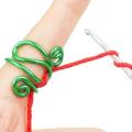 Metal Handmade Crochet Tension Ring Comfortable 3*1.8cm Adjustable Hook Ring Yarn Tension Ring Crochet Lovers Sewing for Crochet Enthusiasts Craft Lovers Knitting Projects Yarn Tension Control Sewing Accessories. 