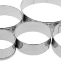5 Set Round Circle Stainless Steel Cookie Cutter Biscuit DIY Baking Pastry Mold BRYT. 