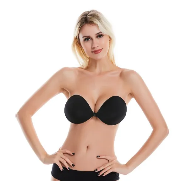 Women%20Adhesive%20Bra,%20Breast%20Lift%20Push%20up%20Strapless%20Sticky%20Tube%20Tops,%20Invisible%20Plunge%20Backless%20Brassiere,%20Washable%20&%20Reusable%20Bra%20-%20Image%203