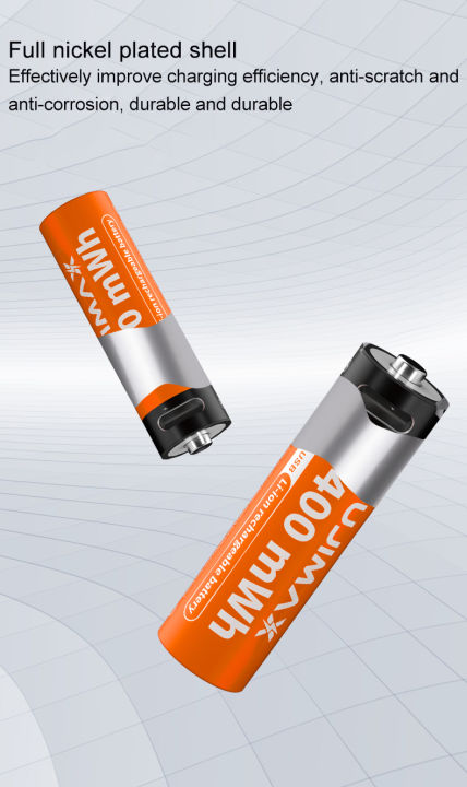 PUJIMAX%204%20pcs%20type%20c%20usb%20rechargeable%20battery%201.5v%20li%20ion%20aa%20lithium%20battery%20usb%20c%20rechargeable%20aa%20batteries%20charger%20with%20cable%20-%20Image%205