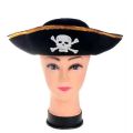 2024 New 12.99x12.99x3.54 Pirate Hat Three Cornered Buccaneer Costume Hat for Kids for Play Costume Supplies Captain Jack Party. 