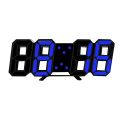 3D Led Wall Clock Date Temperature Display Digital Alarm Clock for Home Living Room Office Warehouse. 
