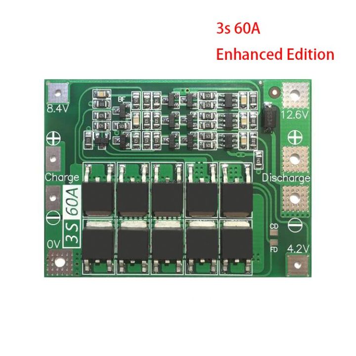 3S/4S%2040A%2060A%20Li-ion%20Lithium%20Battery%20Charger%20Protection%20Board%2018650%20BMS%20For%20Drill%20Motor%2011.1V%2012.6V/14.8V%2016.8V%20Enhance/Balance%20-%20Image%203