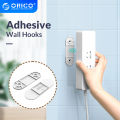 ORICO Wall-Mounted Punch Free Power Strip Hang Sticker Holder Wall Hanging Self-Adhesive Holders For Sockets Plug. 