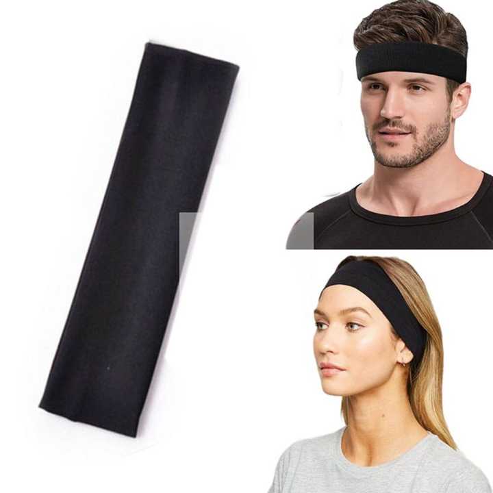 Plain black headbands Daraz.lk