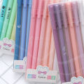 6Pcs/box Morandi Color Gel Pen Kawaii Office School Student Stationery Supplies Signing Pen Water Pen Neutral Pen. 