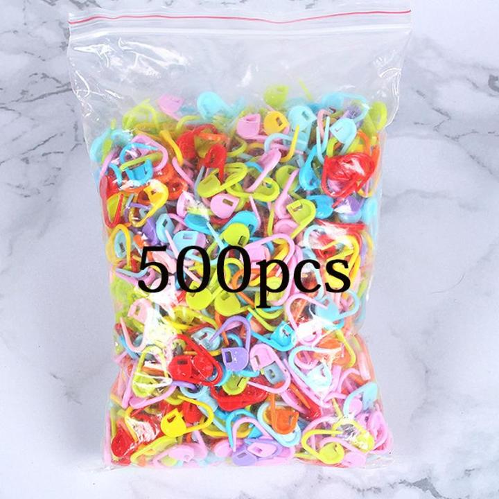 100-1000pcs%20Mix%20Color%20Plastic%20Resin%20Small%20Clip%20Locking%20Stitch%20Markers%20Crochet%20Latch%20Knitting%20Tools%20Needle%20Clip%20Hook%20Sewing%20Tool%20-%20Image%204