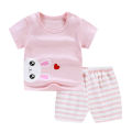 I Love Daddy&Mummy 2Pcs/set Baby Clothes Boys Short Sleeve Tops+Shorts Kids Casual Clothing Set Baby Terno. 